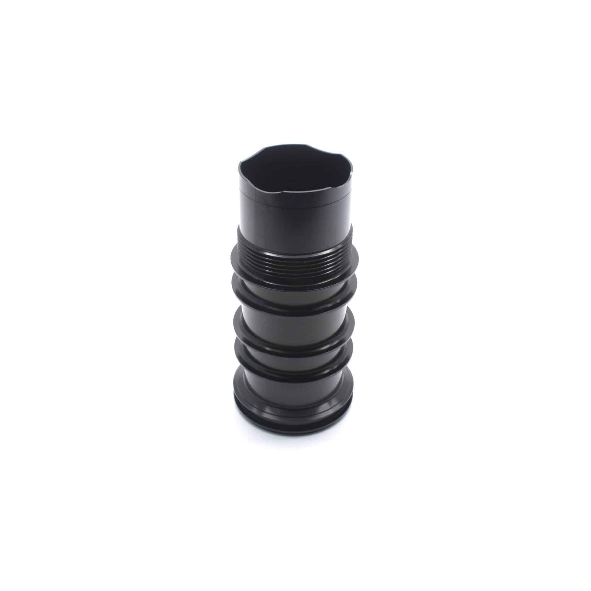 Fox Shock Float X2 rear shock sleeve for 2019 Fox mountain bike shock, spare and accessory component in black and silver.