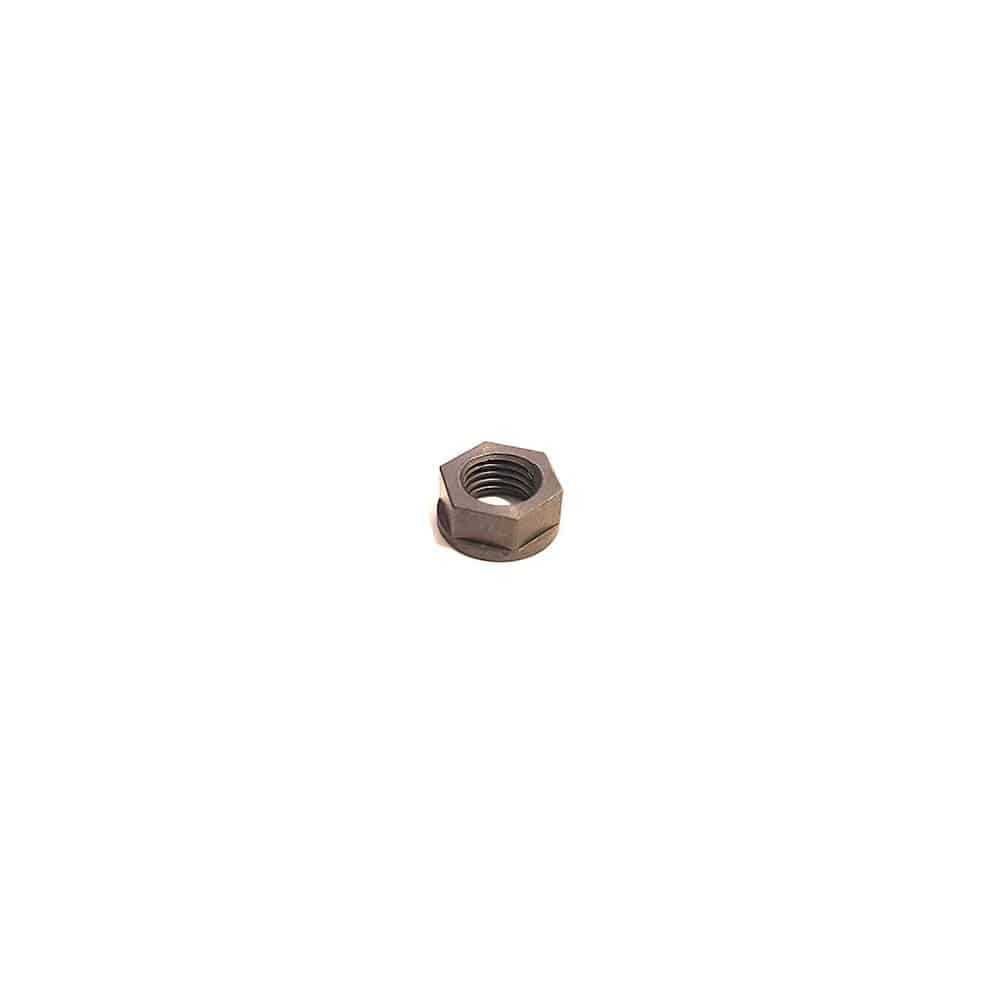 Fox Custom Nut 9mm hex flat, 1/4-32 UNEF thread, suspension component spare part with durable metal construction.