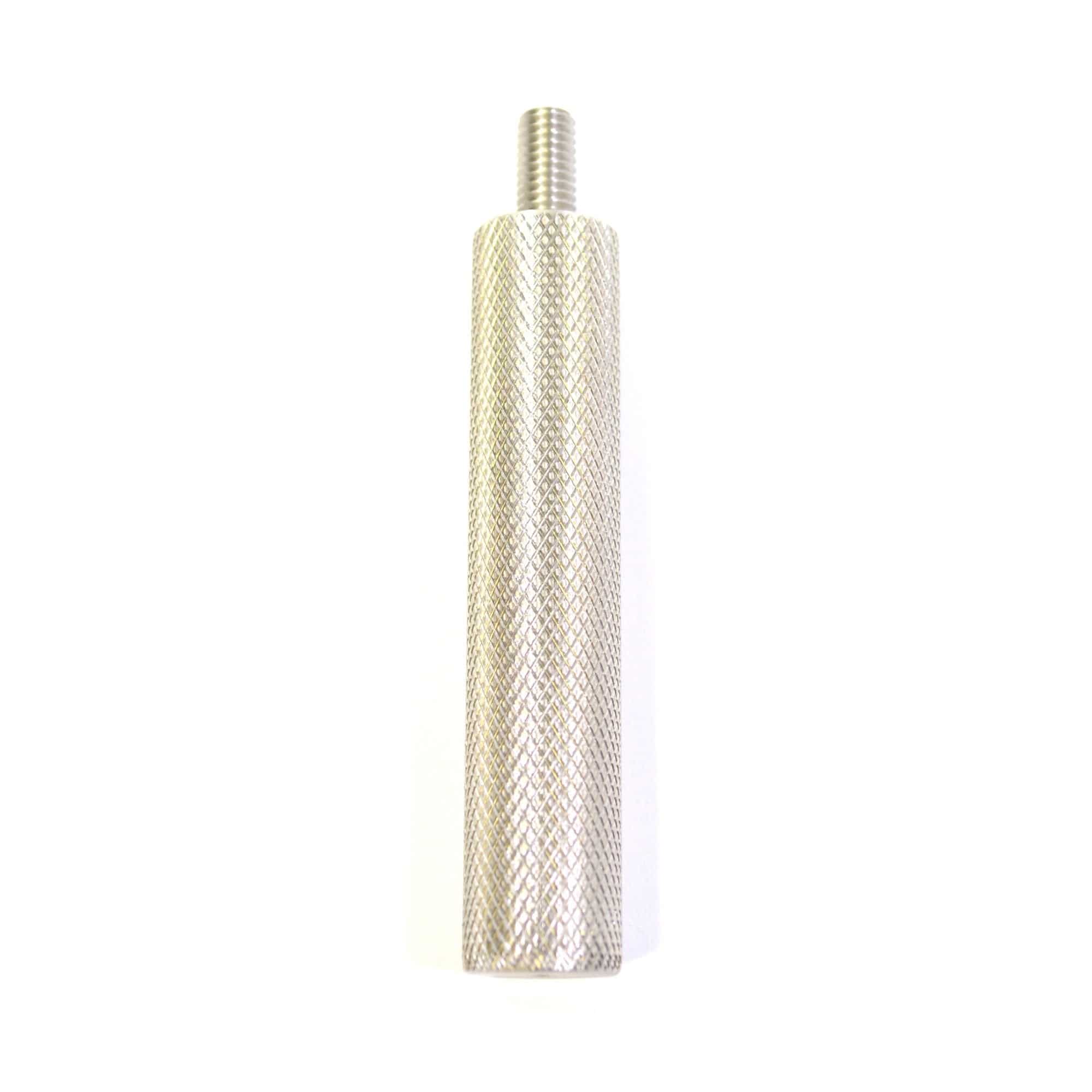 Fox Tool Cap Removal Transfer Tool for precise workshop use, shown in a workshop setting with the tool in hand.