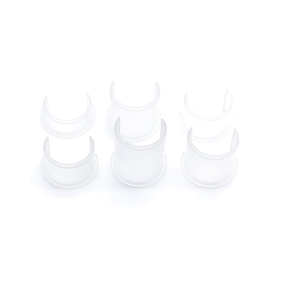 Fox Shock DYAD IFP chamber plastic clamp set, replacement components for Fox suspension shock accessories.