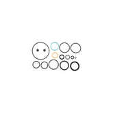 Fox Shock Float X rear shock seal rebuild kit with spare components for Fox suspension systems.