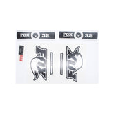Fox 32 Performance Series 2014 fork decal kit with replacement spares and accessories for mountain bike suspension components.