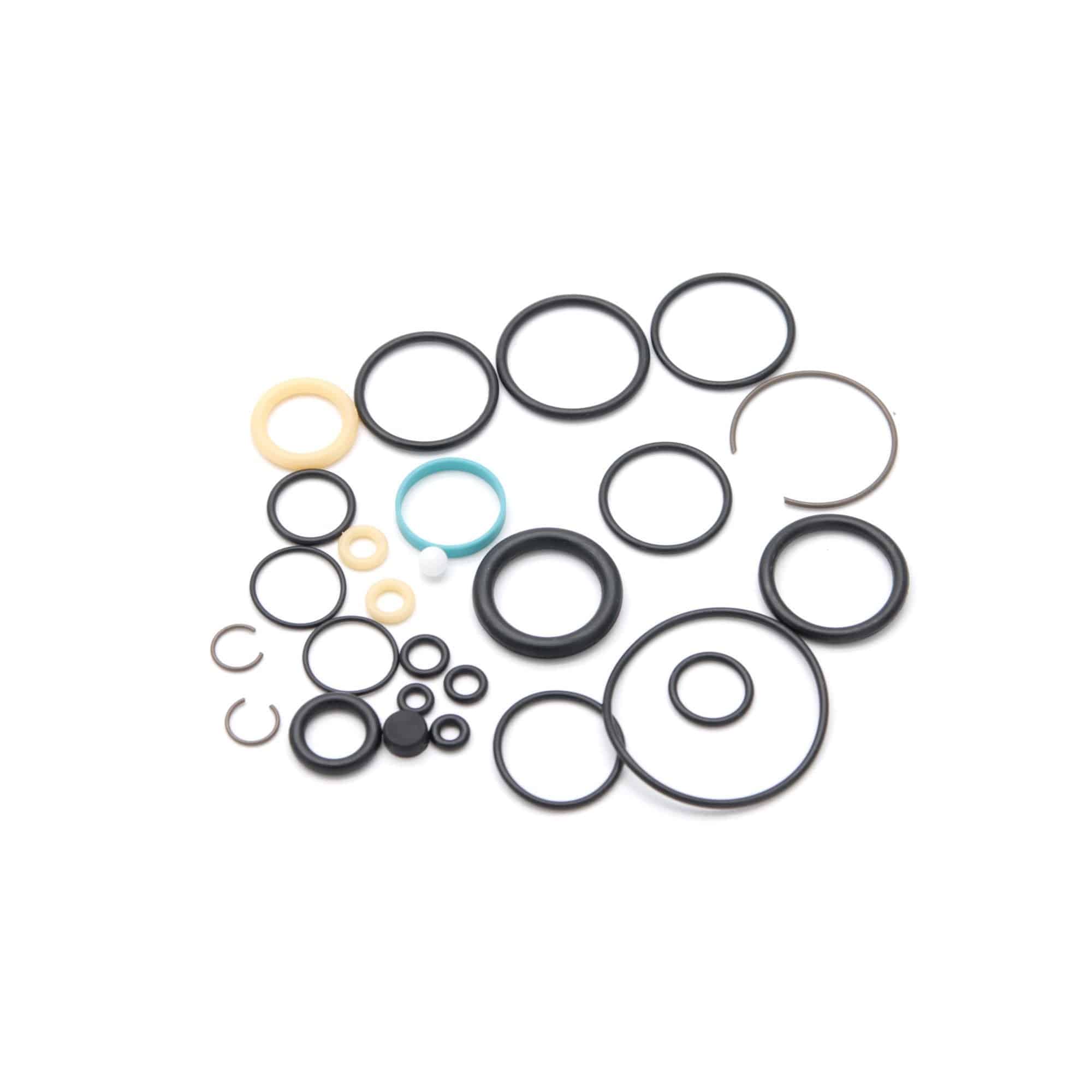 Fox Shock Specialized Micro Brain Damper Rebuild Kit for 2014-2016 Fox suspension shocks, includes components and spare parts.