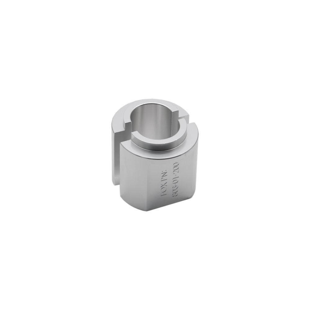 Fox Transfer seatpost upper bushing and seal installer tool for 2018 models, used for bike component maintenance and installation.