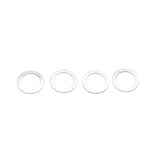 Fox Shock Gemini DPX2 and Float X bulkhead spacing shims for suspension bike components, essential spare parts for Fox shocks.