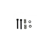 Fox seatpost transfer saddle clamp bolt pin and washer pair, bicycle components for secure saddle attachment.