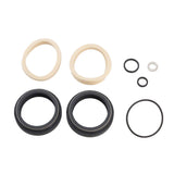 Fox 38mm low friction no flange dust wiper kit for fork maintenance, featuring durable rubber components for Fox suspension forks.