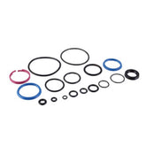 Fox Factory Grip2 Seal Kit for 34-40 fork models, showing components and spare parts for Fox mountain bike forks.