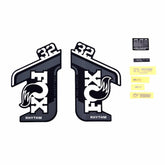 Fox Fork 32 Rhythm Decal Kit: P-S Grey Logo 2021 Spares & Accesories