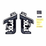 Fox Fork 32 Rhythm Decal Kit: P-S Grey Logo 2021 Spares & Accesories