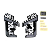 Fox Fork 34 Decal Kit: E-Bike + Rhythm Grey Logo Matte Black 2021 Spares & Accesories