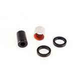 Set of four Fox shock mounting hardware components with 6mm width for rear shocks, designed for durable motorcycle suspension fitting.