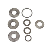 Fox Shock DPX2 2018 digressive rebound light DRL valve stack assembly components for mountain bike suspension.