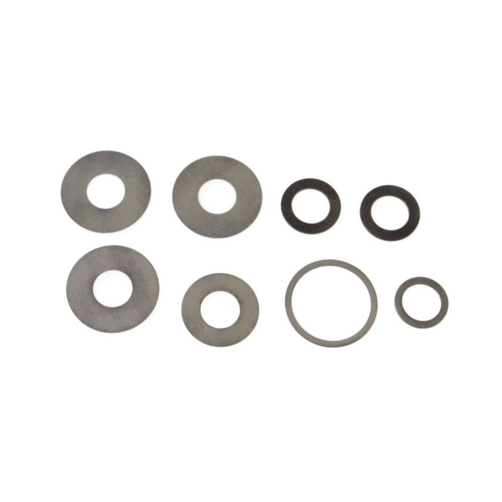 Fox Shock DPX2 2018 digressive rebound DRM valve stack assembly components for mountain bike suspension.