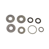 Fox Shock DPX2 2018 digressive rebound DRM valve stack assembly components for mountain bike suspension.