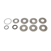 Fox Shock DPX2 2018 digressive rebound valve stack assembly for Fox suspension components, showing detailed internal parts.