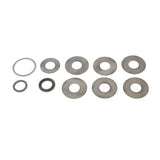Fox Shock DPX2 2018 digressive rebound valve stack assembly for Fox suspension components, showing detailed internal parts.