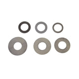 Fox Shock DPX2 Float rear shock valve stack assembly with spare components for 2018 model, showing detailed valve parts.