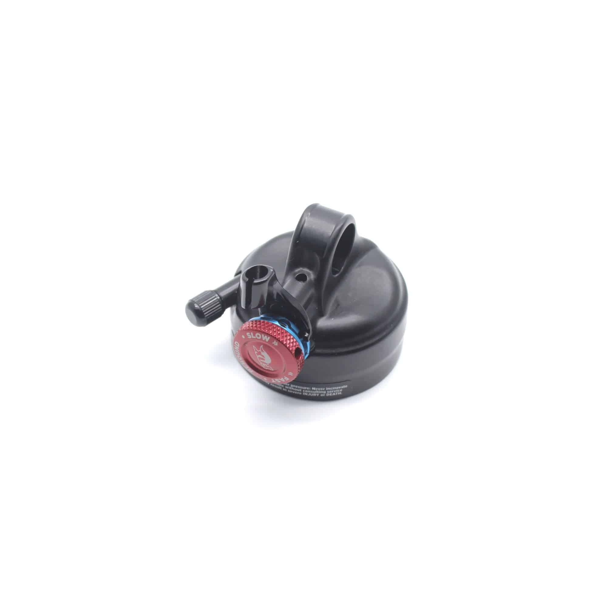 Fox Shock Float DPS remote LV eyelet assembly for 2018 suspension components, replacement part for Fox shocks.