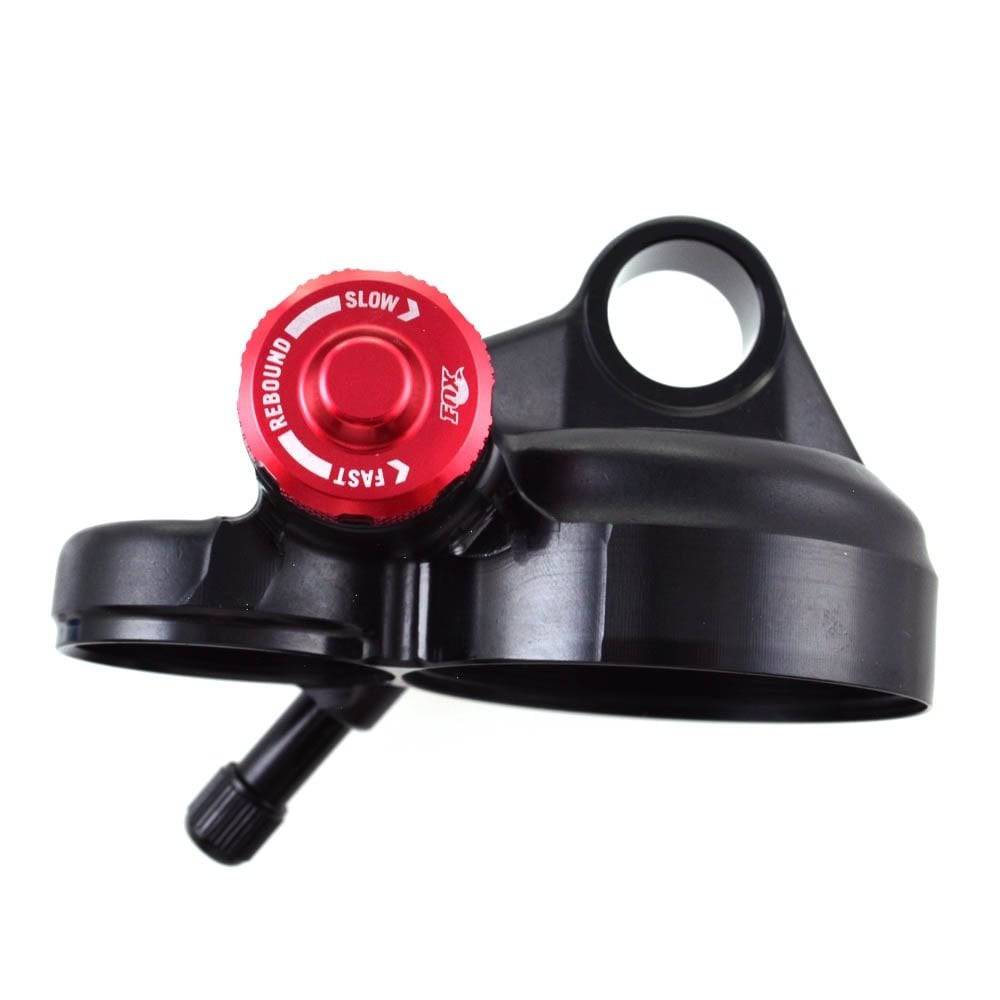 Fox Shock Float DPX2 F-S 3-position open mode adjustable eyelet assembly for 2018 mountain bike suspension components.
