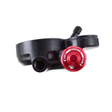 Fox Shock Float DPX2 P-S trunnion eyelet assembly for 2018 Fox shocks, showing detailed metal component with mounting hole.