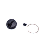 Fox Shock FLOAT X & DHX G2 2022 reservoir end cap assembly for suspension components, spare part for Fox shocks.
