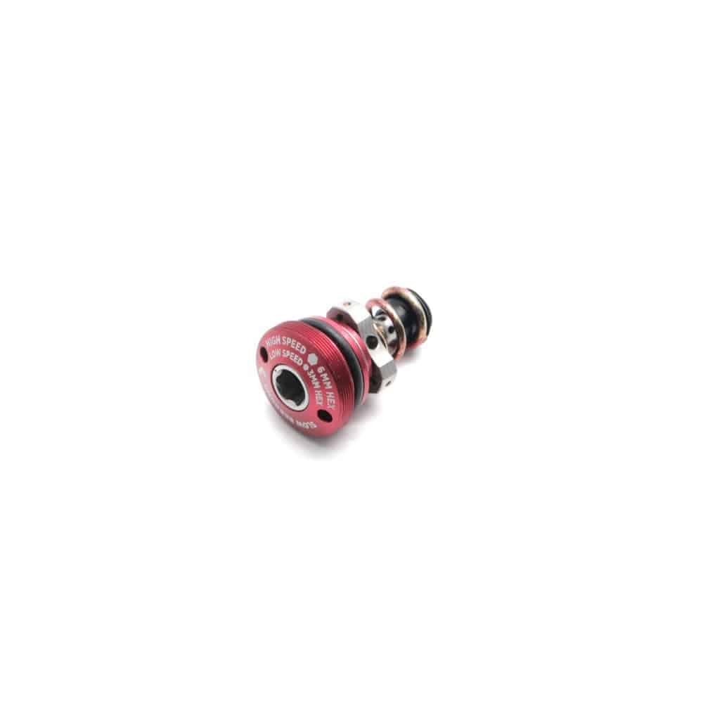 Fox Shock X2 cartridge rebound damping adjustment assembly with 0.868-inch bore piston for shock absorber repair.