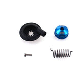 Fox Fork Grip Push-Lock Remote Topcap Assembly for suspension forks, replacement component for Fox mountain bike forks.
