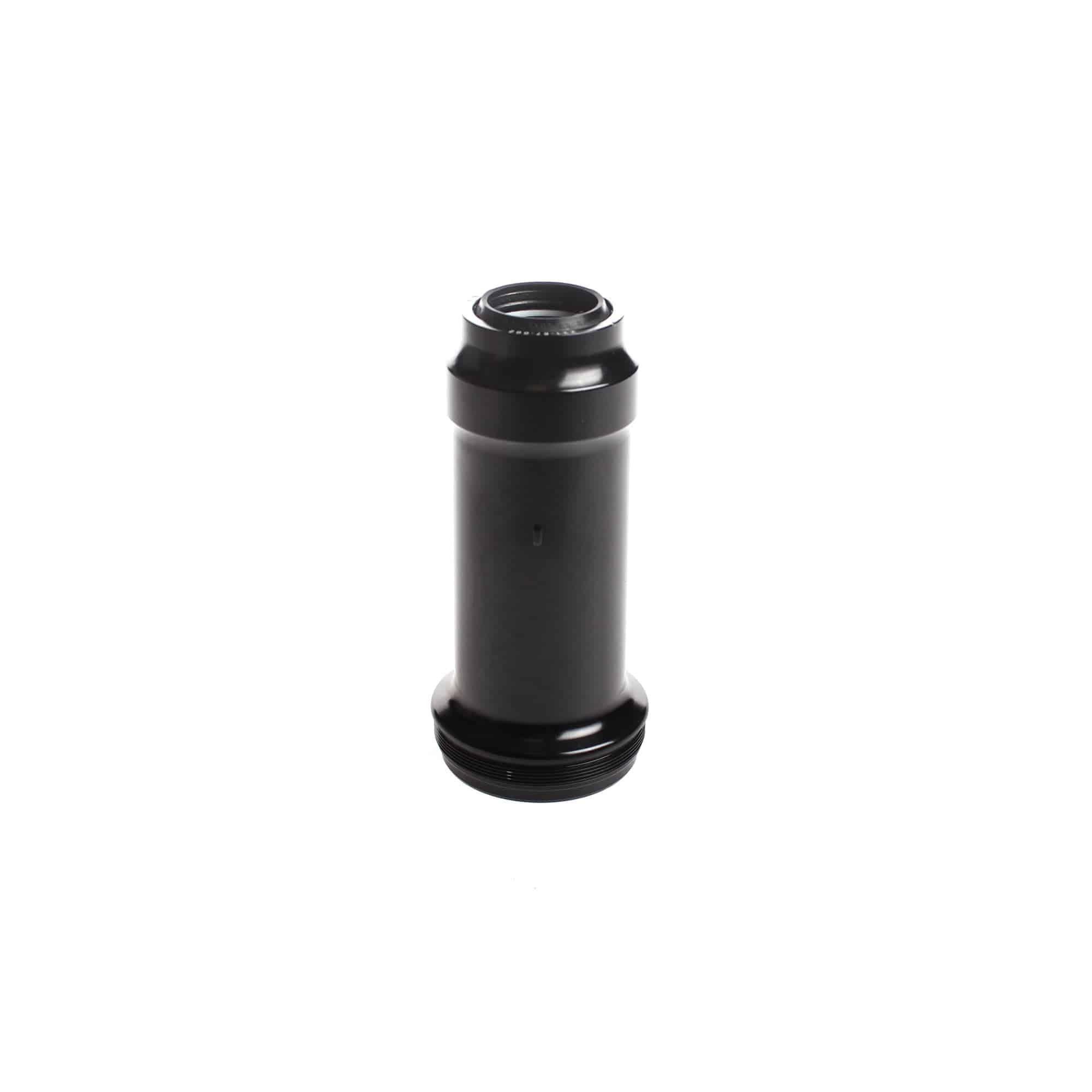Black anodized Fox Shock LV-Metric EVOL sleeve assembly for 2018 rear shock, bike suspension component, spare part.