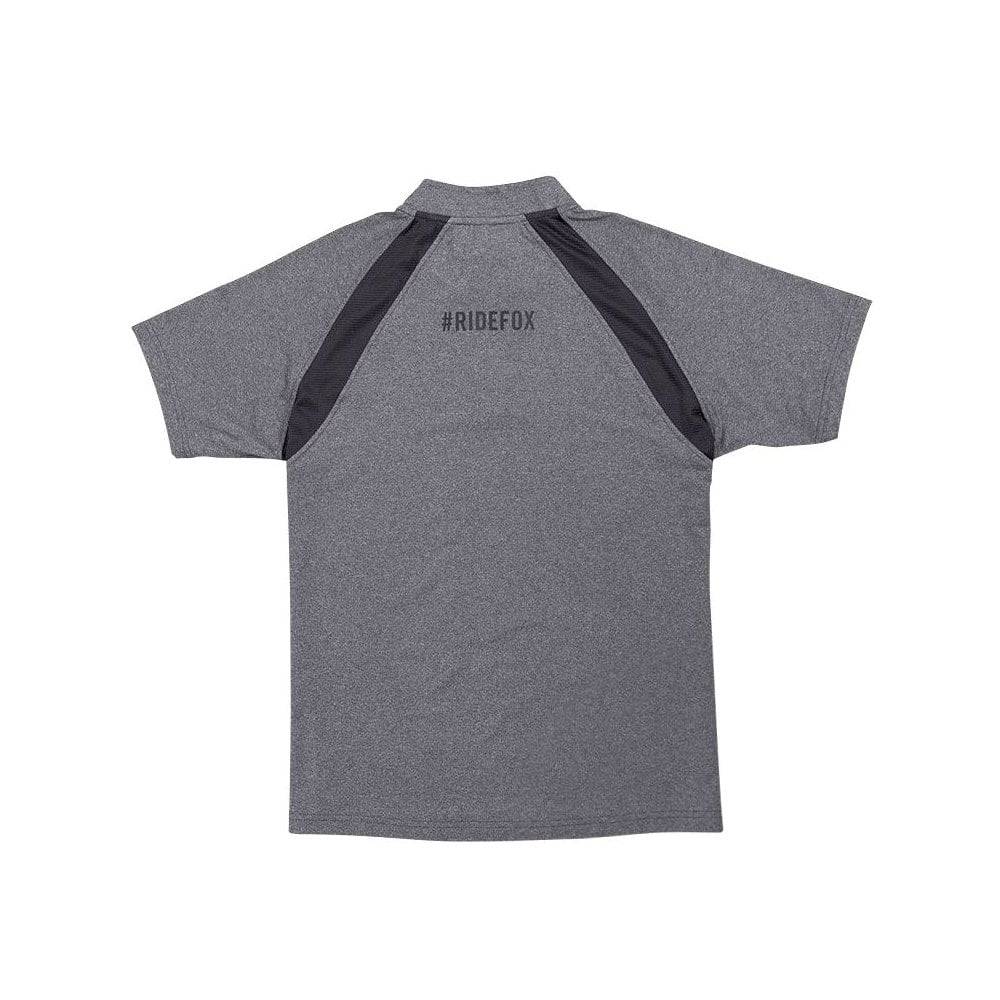 Unisex Fox Shop Shirt Jersey, stretch performance top with cycling and workwear style, featuring a sleek design and branded logo.