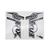 Fox Fork 36 Factory Series 2014 decal kit with components for fork restoration, featuring Fox brand decals and accessories.