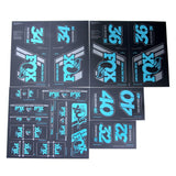 Fox Am Heritage Fork & Shock Decal Kit 2019 Spares & Accesories