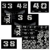 Fox Fork & Shock Am Custom Decal Kit 2021 Spares & Accesories