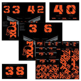 Fox Fork & Shock Am Custom Decal Kit 2021 Spares & Accesories