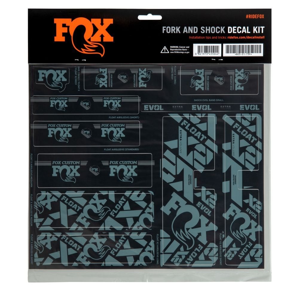 Fox Fork & Shock Am Custom Decal Kit 2021 Spares & Accesories