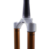 Fox Fork 32 SC Kashima CSU assembly for mountain bike, showing the suspension component with Kashima coating detail.