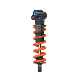 Fox DHX2 Factory mountain bike rear shock with 2-position adjustment, showcasing the high-performance suspension component.