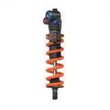 Fox DHX2 Factory mountain bike rear shock with 2-position adjustable damper and high-performance components for smooth suspension.