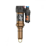 Fox Float X Factory rear shock for trail bikes, 2-position adjustable, high-performance suspension component for mountain biking.