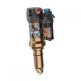 Fox Float X Factory rear shock for trail bikes, 2-position adjustable mountain bike suspension component with remote lockout.