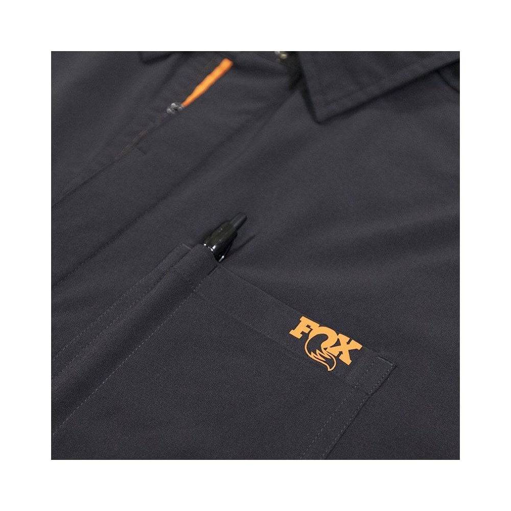 Fox unisex stretch jersey shirt, a performance work and cycling top with a sleek, athletic fit, suitable for active wear.