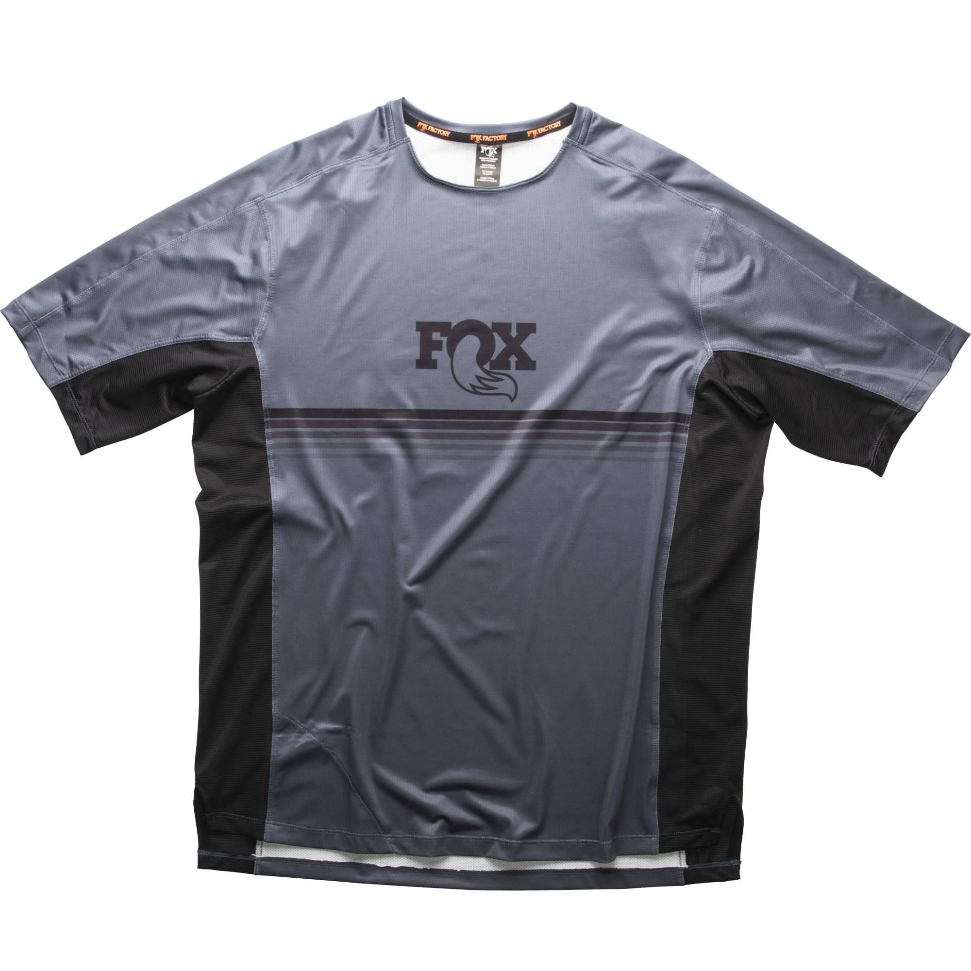 Fox Hightail short sleeve jersey, breathable athletic fit trail and enduro sports clothing with Fox branding, shown in the image.