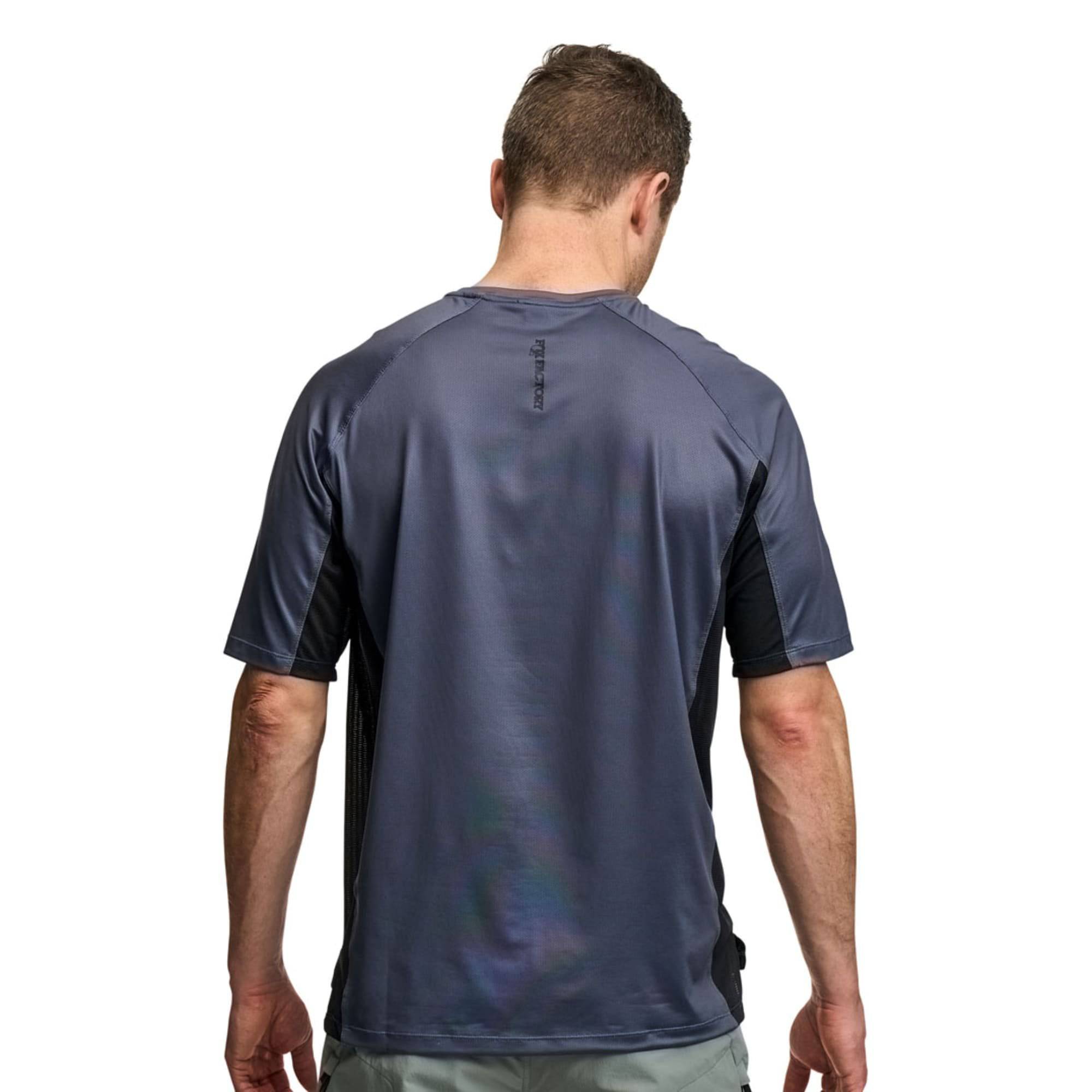 Fox Hightail short sleeve jersey for trail and enduro riding, breathable athletic fit cycling top with Fox branding.