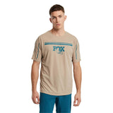 Fox Hightail short sleeve jersey for trail and enduro riding, breathable athletic fit cycling top with logo and vibrant design.
