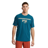 Fox Hightail short sleeve jersey, breathable athletic fit trail and enduro top, lightweight cycling clothing for outdoor riding.