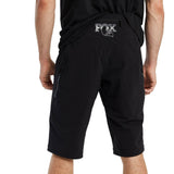 Fox Hightail Enduro Shorts with venting, adjustable waistband, and zipper pockets, styled for outdoor biking and active wear.