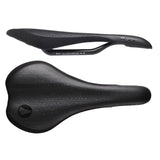 Black SDG Circuit Mountain Bike Saddle, durable MTB seat with ergonomic design for off-road cycling.