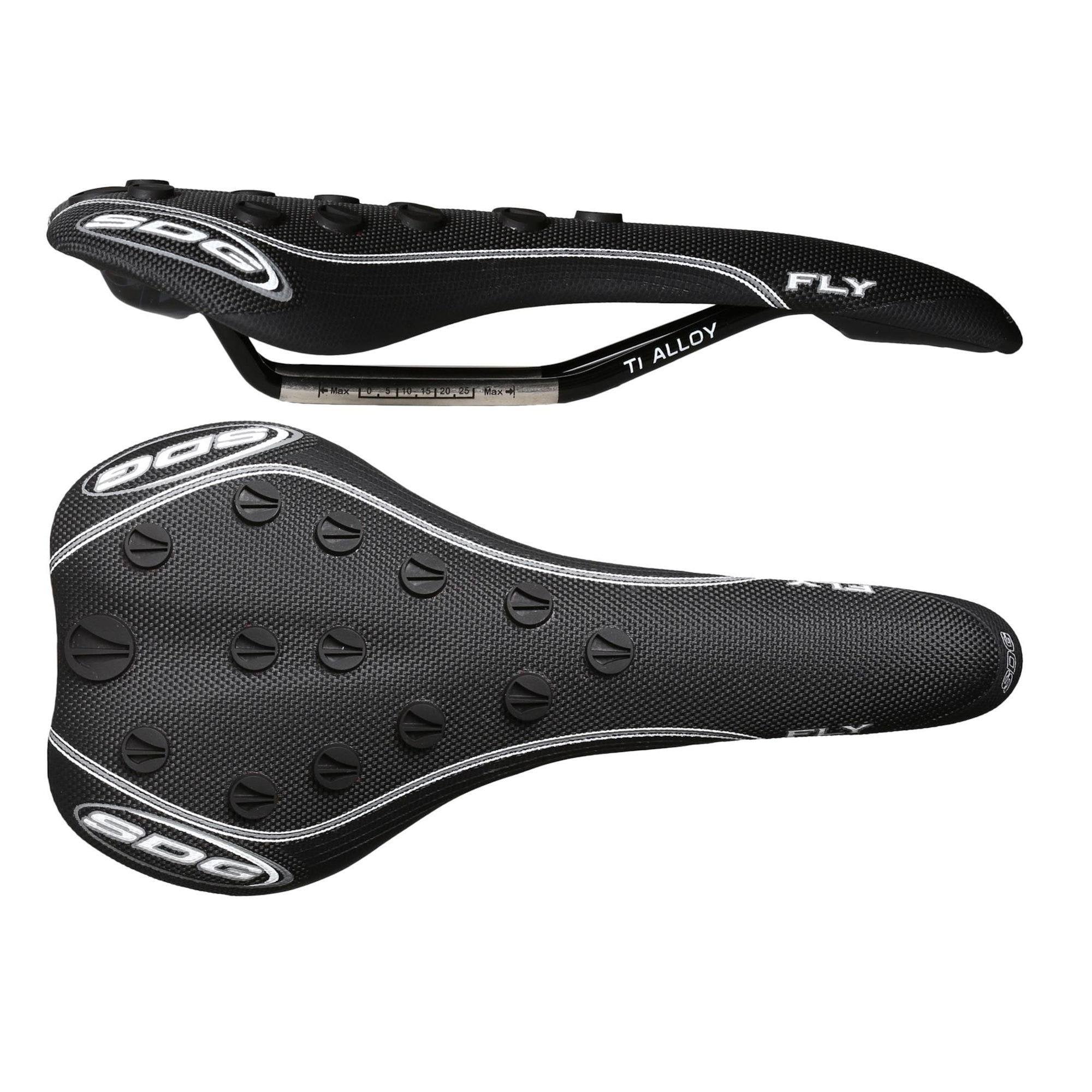 Sdg Ti-Fly Storm Solid Ti-Rail Saddle Black Saddle