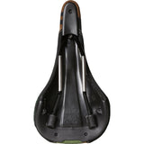 SDG Bel Air titanium alloy rail bike saddle for MTB, cyclocross, and road riding showing the saddle with titanium rails and ergonomic design.