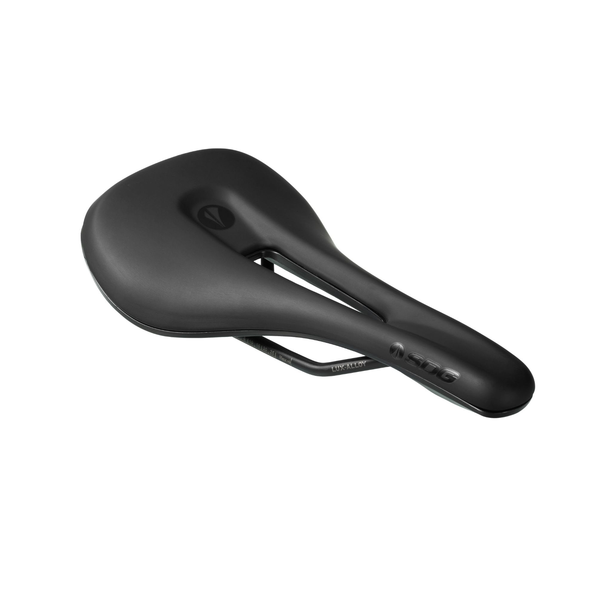 SDG Bel Air V3 Overland Lux-Alloy saddle for XC and gravel riding, featuring a sleek design and comfortable ergonomic shape.